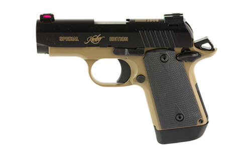 Handguns Kimber America Micro 9 9mm KIMBER MICRO 9 HERO 9MM 7RD TAN/BLK • Model: Micro 9